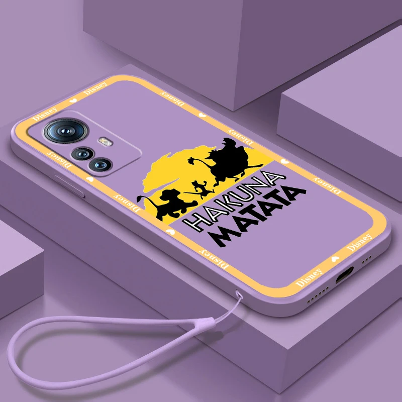 

Phone Case For Xiaomi Mi 13 12S 12 12X 12T 11i 11T 11 10 10S 10T Pro Lite Ultra 5G Disney The Lion King Cool Liquid Rope