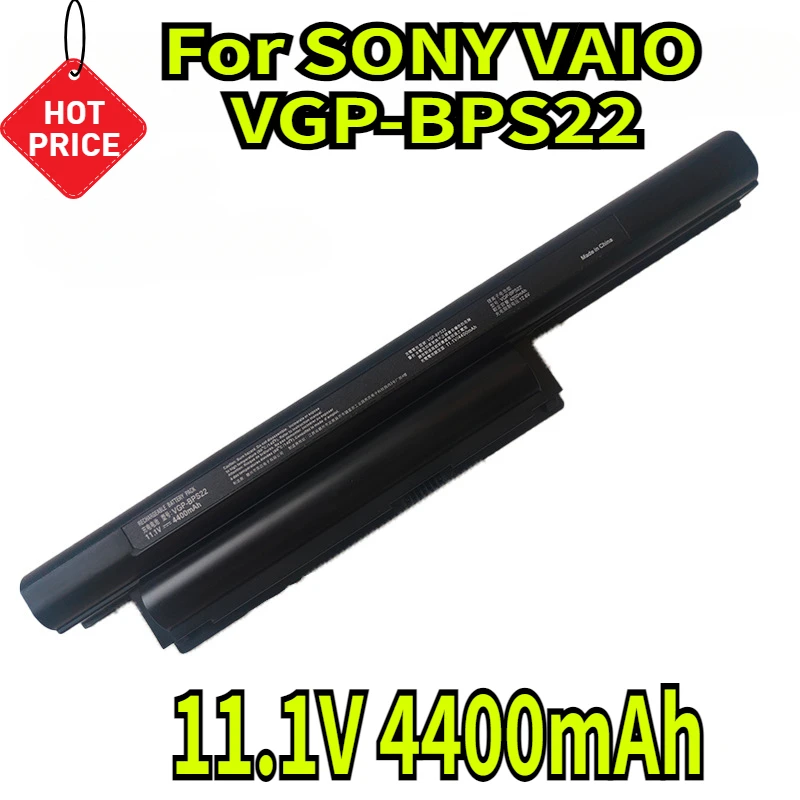 11 1 В 4400 мАч аккумулятор для ноутбука BPS22 SONY VAIO VGP-BPS22 VGP-BPL22 VGP-BPS22A VGP-BPS22/A VPC-EB3 VPC-EB33