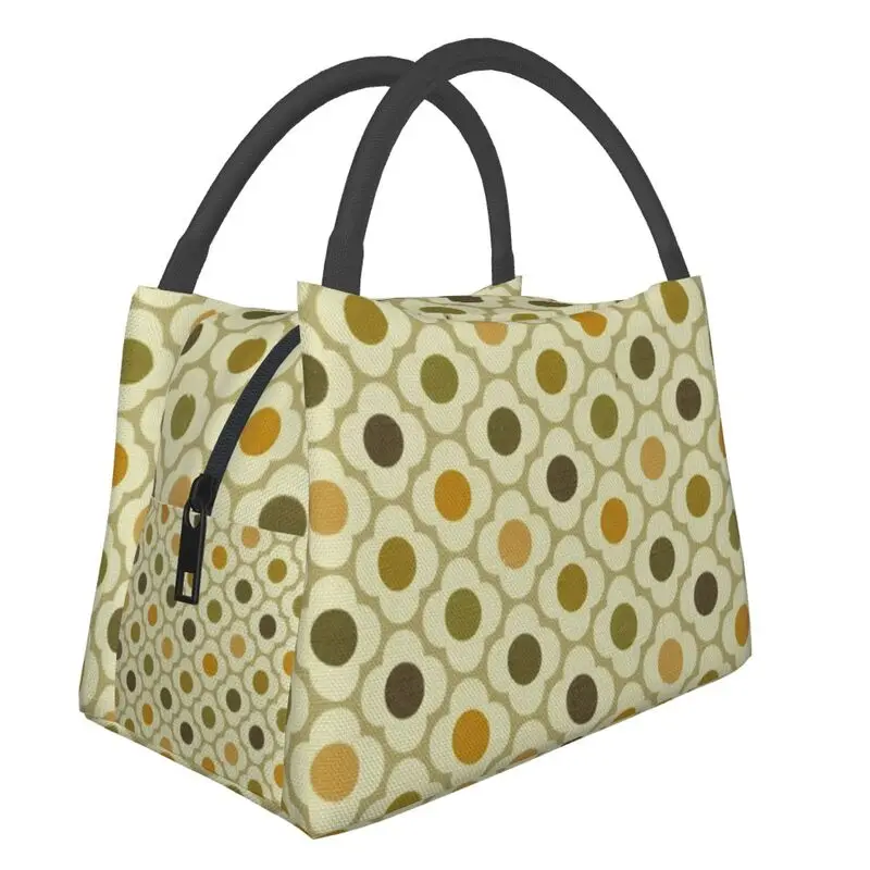 

Многоразовый Ланч-бокс Orla Kiely в виде пятен, женский многофункциональный скандинавский Ланч-бокс с абстрактными мини-пятнами и цветами, изол...