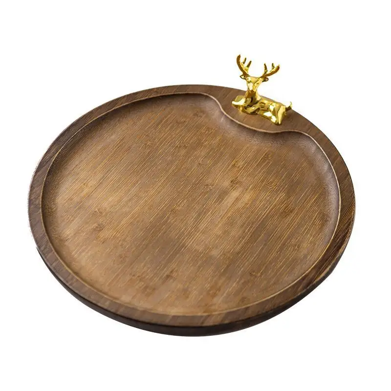 

Japanese-style wooden pallet rectangular bamboo tray wooden tray wooden tray disc tea tray serving platter platos charger plate