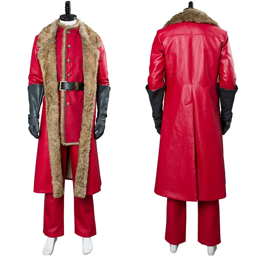 

Movie The Christmas Chronicles Santa Claus Cosplay Costume Adult Men Outfit Suit Halloween Carnival Party Suit