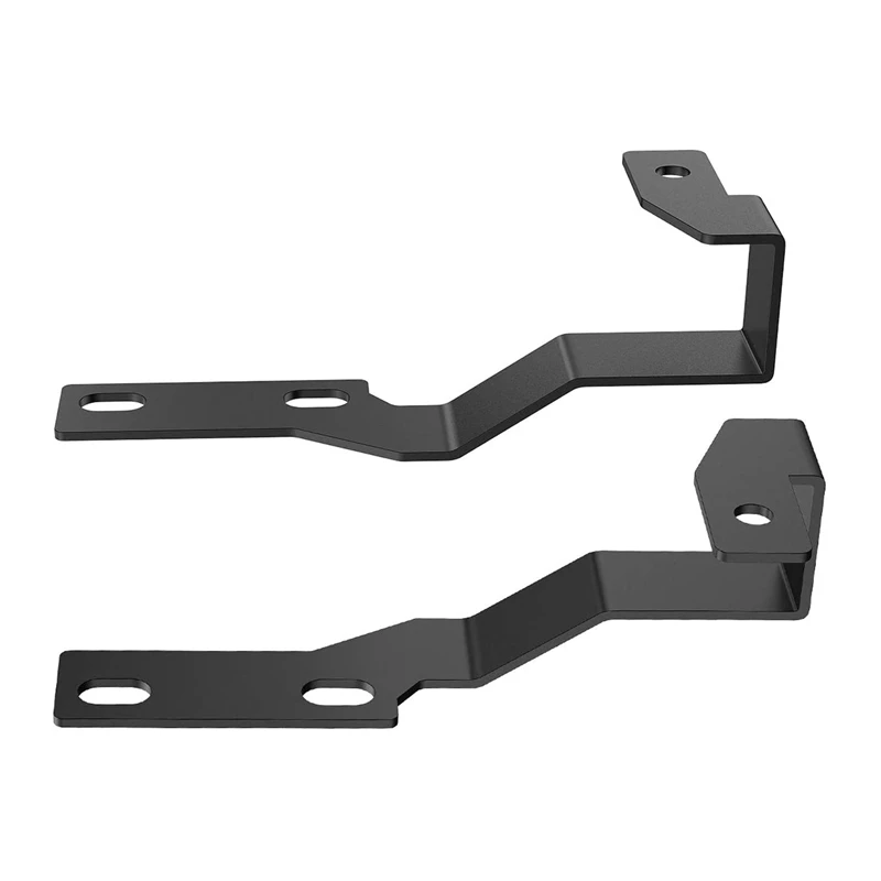 

LED Light Pod Metal Hood Mount Bracket Kit/Ditch Hood Light Brackets for 2005-2015 Toyota Tacoma, Black