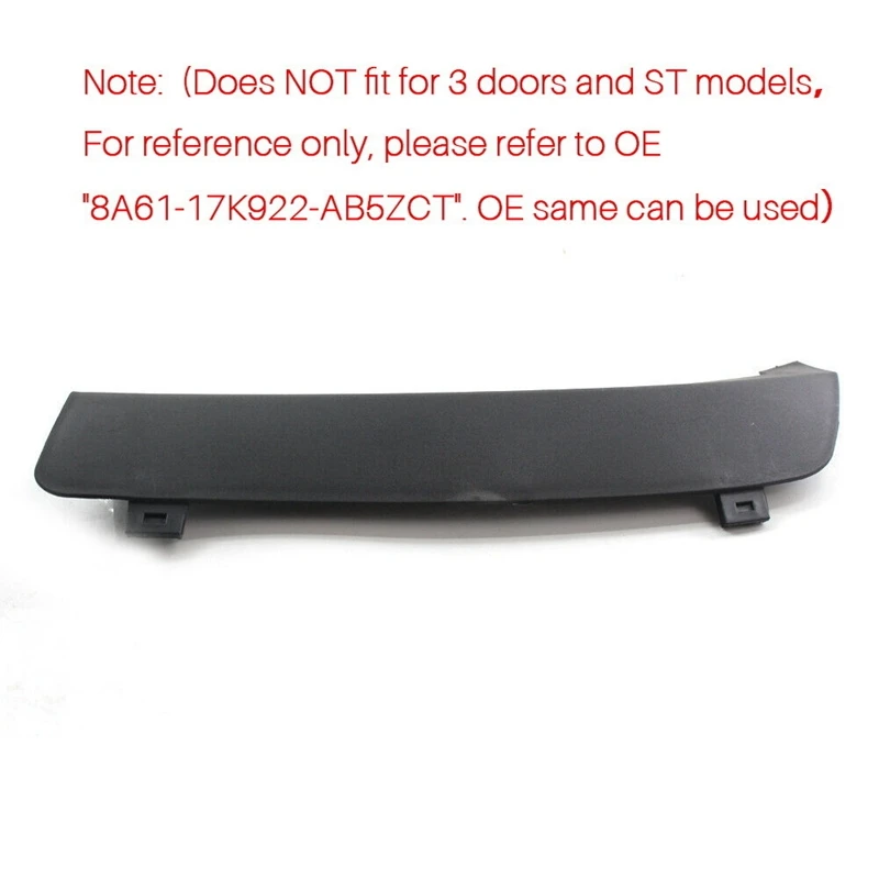 5X для Ford Fiesta MK7 2008-2016 задний бампер Буксировочный Крюк Крышка 8A61-17K922-AB5ZCT