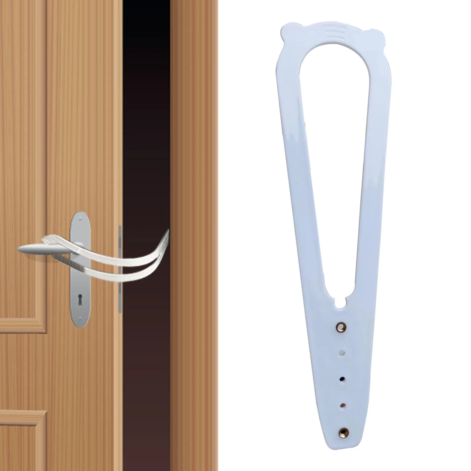 

Дверной держатель для кошек, защелка, дверной держатель для собак, защелка, защищает собак от ящика для наполнителя и кормушки, легко устано...