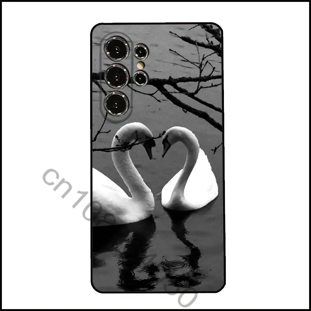Фото Чехол для телефона Swan для Samsung Galaxy A20,21s,22,31,32,52,71,80,A91,5G, красочный чехол для смартфона, красивый дизайн №5
