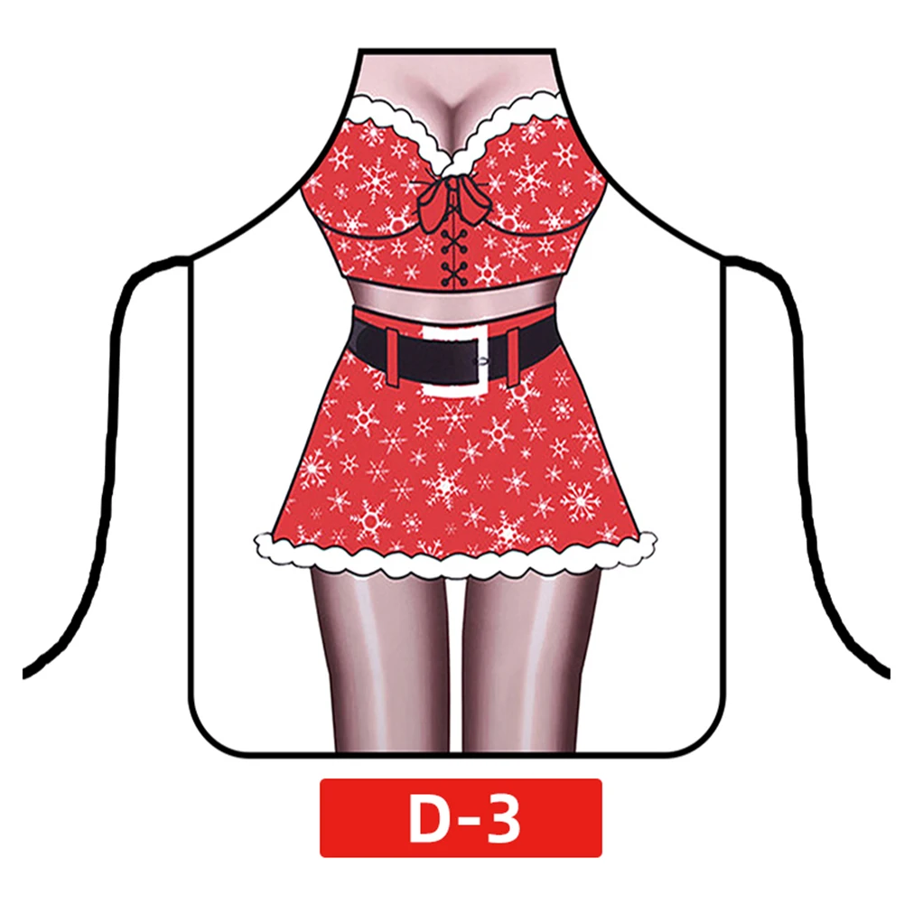 

Aprons Christmas Apron 2023 Happy New Year Santa Claus Aprons 73* 55CM Christmas Decoration Merry Christmas Polyester