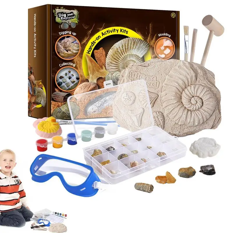 

Mega Dig Kit Gemstone Dig Kit STEM Educational DIY Toys Science Kit Educational Toys Great Gift For Girls And Boys
