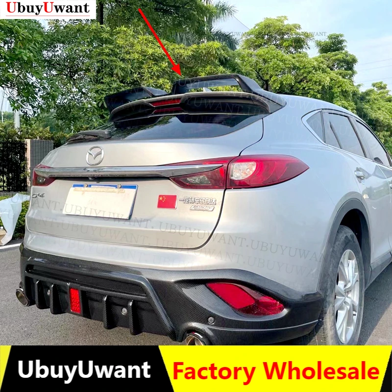 

Заднее крыло БАГАЖНИКА АВТОМОБИЛЯ, искусственное углеродное волокно для Mazda спойлер из материала Hatchback 2015 2016 2017 2018 2019 2020