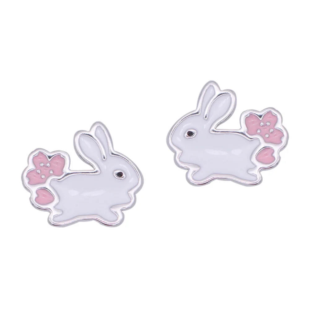 

1 Pair Earring Studs Bunny Earrings Stud Earrings Jewelry for