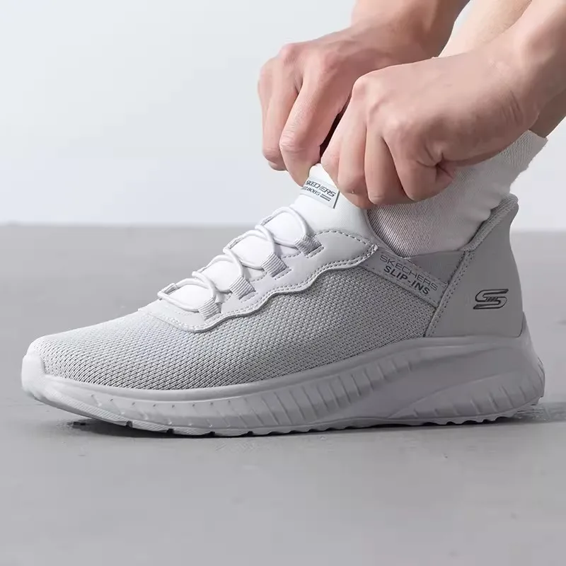 Мужские кроссовки Skechers. Новая летняя модная дышащая повседневная обувь. Легкая