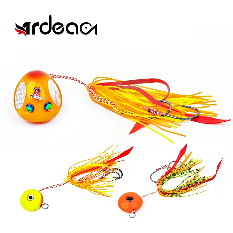 

Ardea 120g глубоководных крючковый лов, металлическая вялая блесна, jig head воблеры искусственные морской Palpus имитация металла Baitfishing рыболовные с...