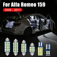 for alfa romeo 159 2005 2006 2007 2008 2009 2010 2011 14pcs car led reading lights glove box door lamps trunk bulb accessories