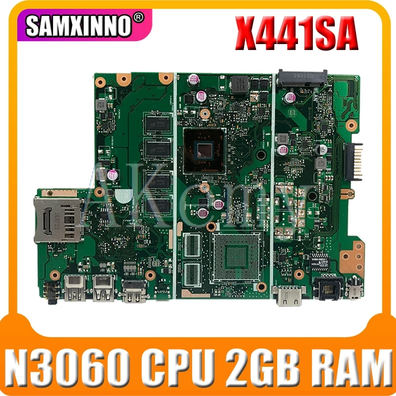 

X441SA Motherboard X441SA N3060 CPU 2GB RAM Mainboard For Asus X441S X441SA X441SC Motherboard Test OK