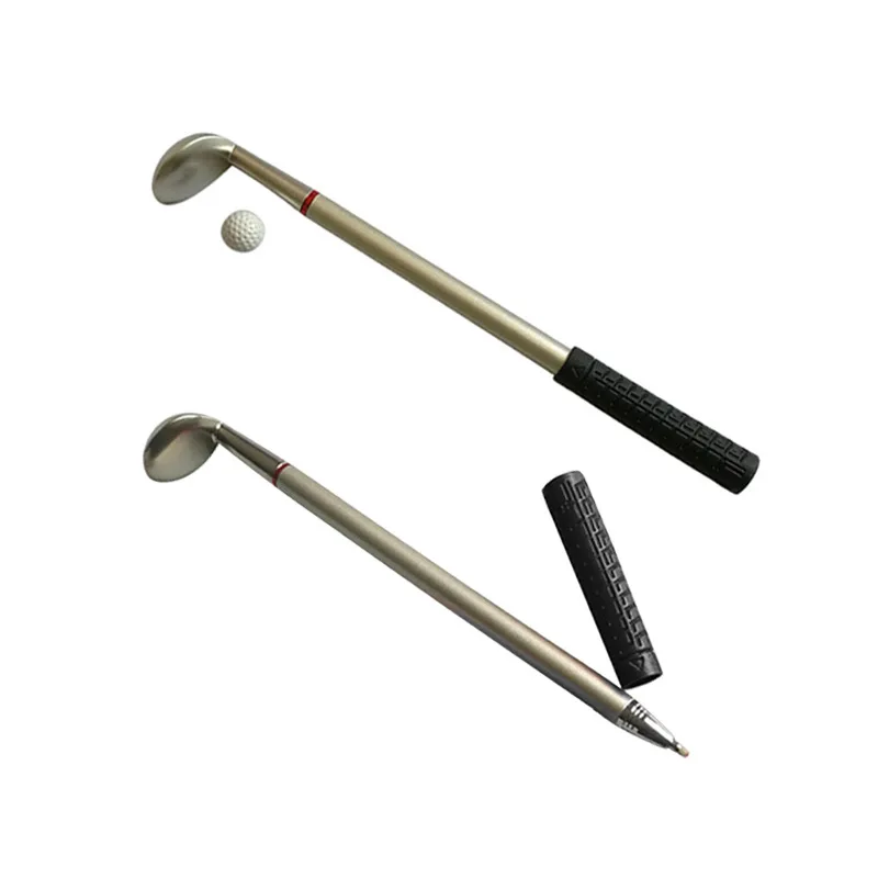 3 Lot Golf Ballpoint Pen Set, Golfers Gift PensNew Golf Gift Pen Club Pen Ballpoint Pen Mini Club Iron Rod Pen Putter Pen