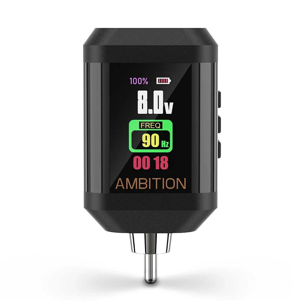 Ambition Tattoo Power Supply 2200 мАч RCA Коннектор Быстрая Зарядка батарея для роторной косметической МАШИНЫ CHUSE