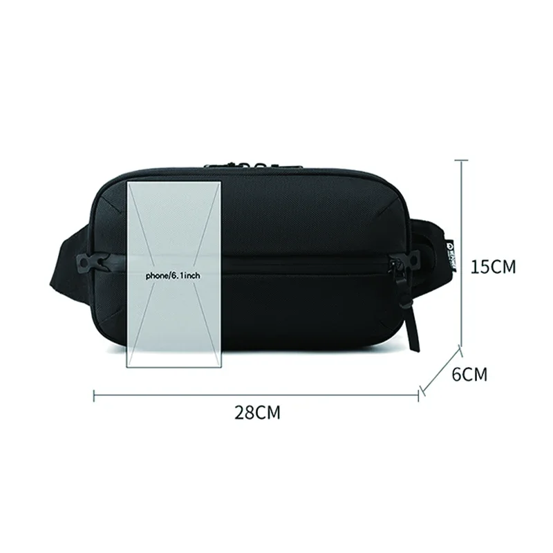 Многофункциональная нагрудная сумка для мужчин уличный спортивный поясной