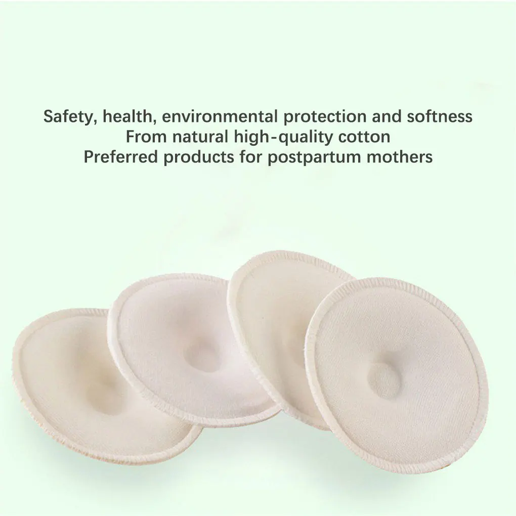 

4 Pieces Anti-overflow Antileak Maternity Women Newborn Breast Feeding Pad Breastfeeding Mat Washable Nipple Cover