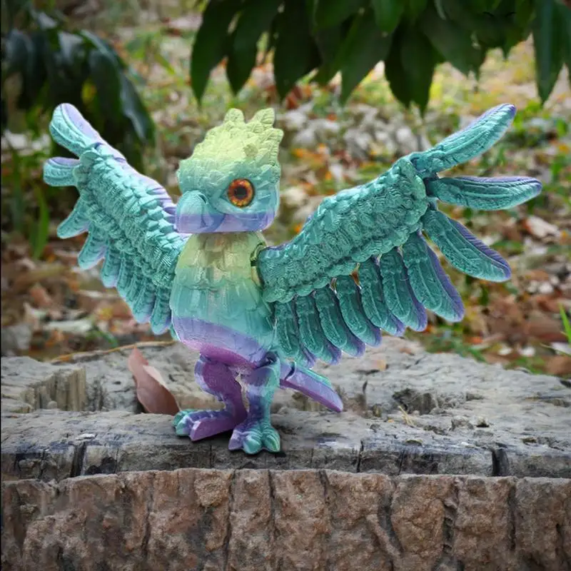 3D Печатный Орл реалистичный скульптура Новинка экшн-фигурки с подвижными