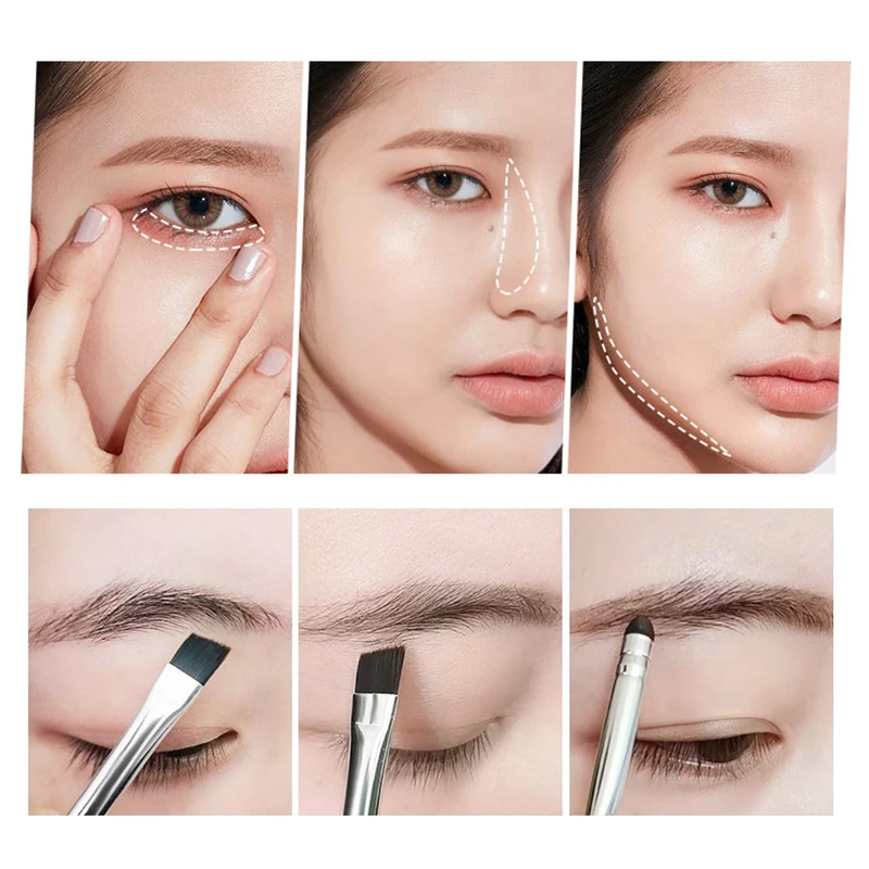 Тени для век девушек и женщин инструменты макияжа 2 цвета водостойкий макияж