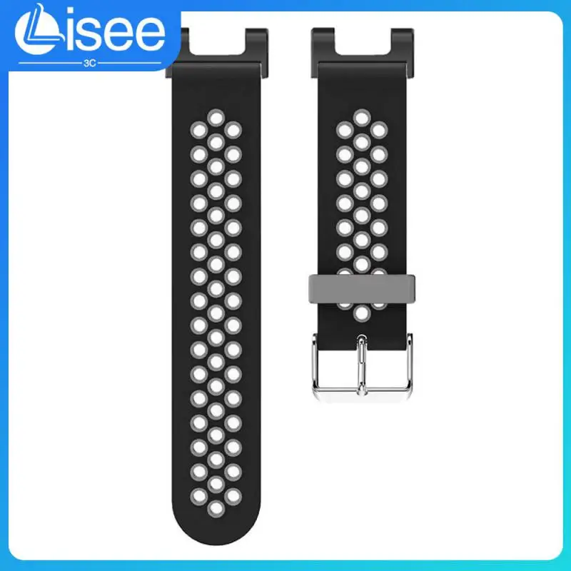 

Adjustable Silicone Watchband Double Color Soft Elastic Strap Smart Accessories Replaceable Strap