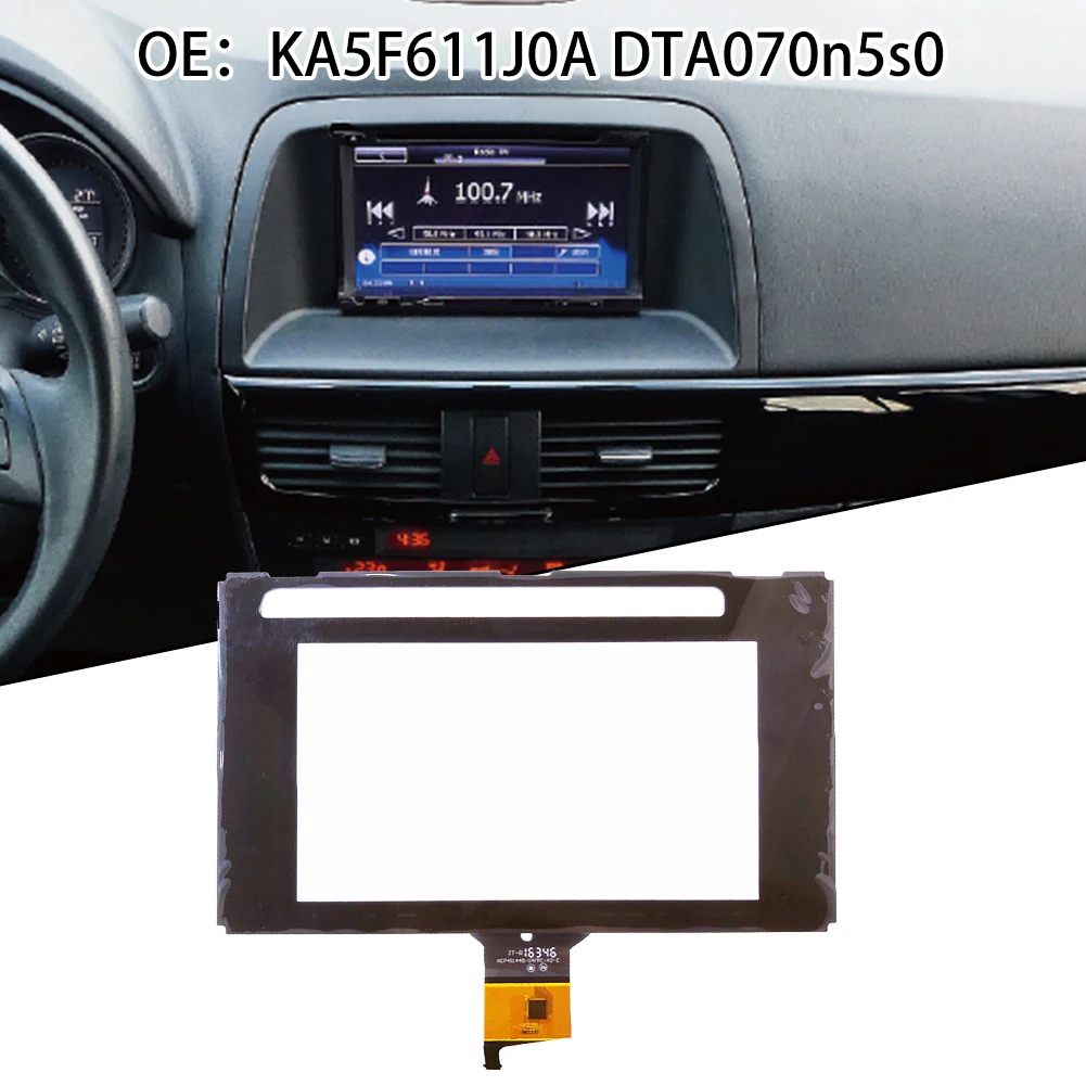 

1pcs Transparent Glass Car Radio Touch Screen 7 Inch 10 Pins For Mazda CX5 2016 KA5F611J0A DTA070n5s0 For Direct Replacement