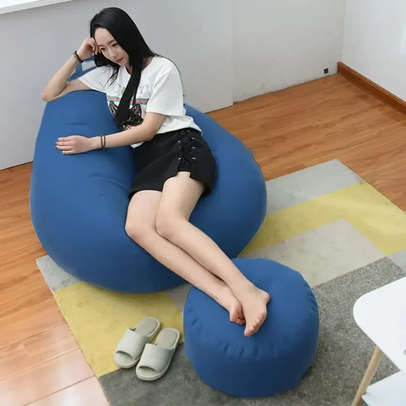 Для Fauler Sofabezug Sitzsack Liege Stuhl Sofa Sitz Wohnzimmer Adubel настоящий Fembalistoff Bett Pouf Puff