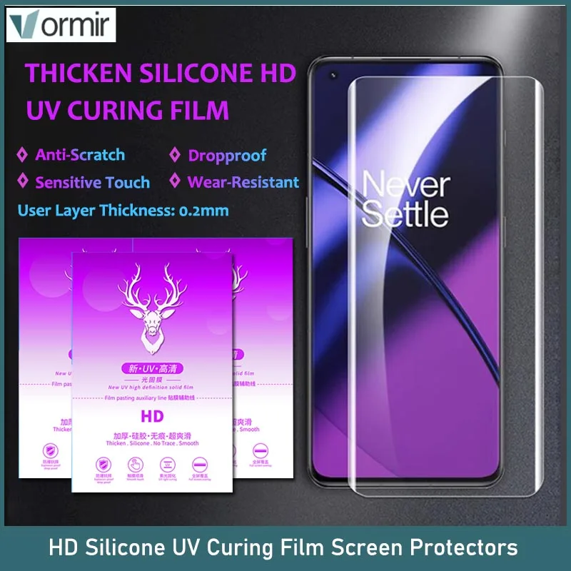 VORMIR 50pcs Thicken HD UV Curing Film Anti-scratch Screen Protectors for Hydrogel Movies Plotter Cutting Machine