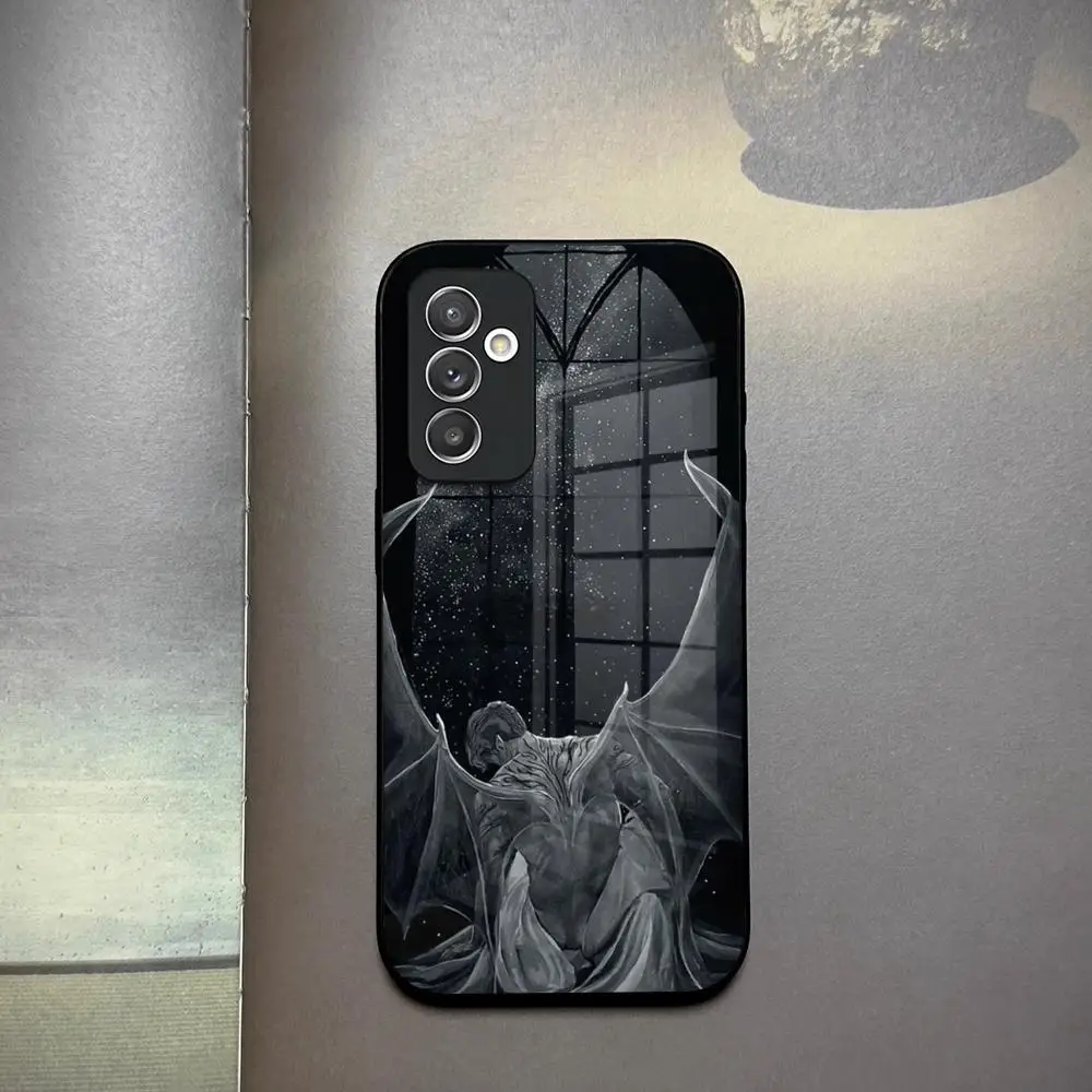 Фото Чехол для телефона Acotar A Court Of Mist And Fury, стеклянный, для Samsung S26 S25 S24 S23 Ultra Fe Plus A16 A17 A37 A57 A15 A25 A35 №1
