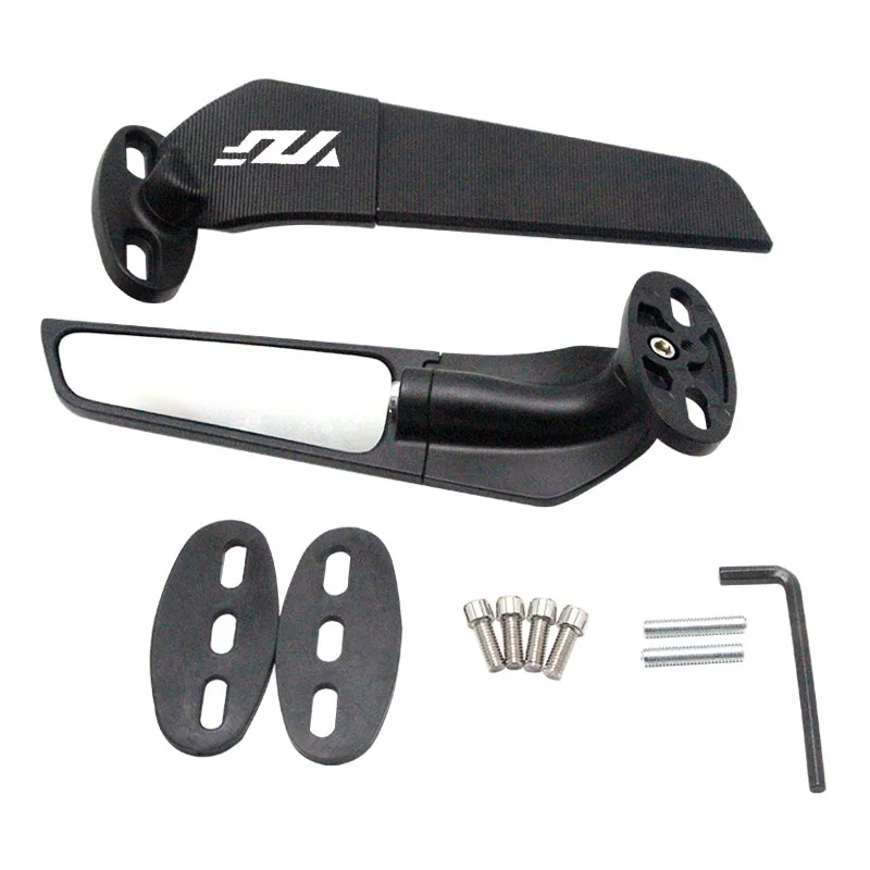 

Аксессуары для мотоциклетных зеркал Yamaha YZFR1 R3 R6 R6S R15 R25 R125 V2 V3, 2 шт., поворот на 360 °, модифицированное ветровое крыло, зеркало заднего вида