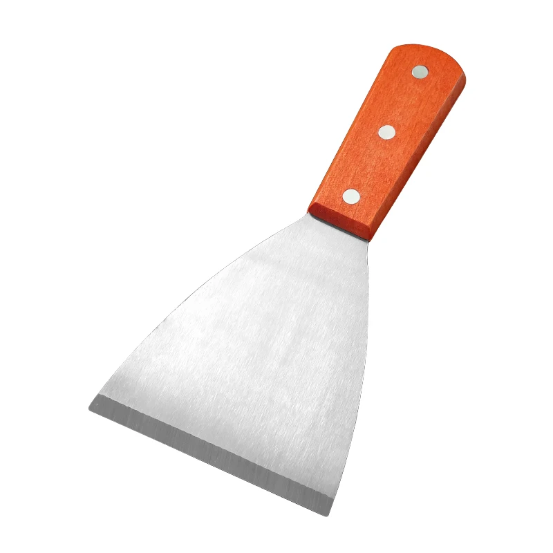 

Нож Для Пиццы Из Нержавеющей Стали, Кухонная Лопатка С Наклонным Лезвием Для Барбекю, Стейков, Гамбургеров