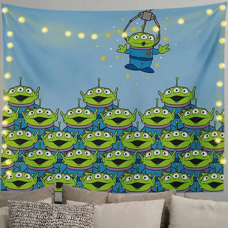 Фон История игрушек ткань с тремя глазами спальня студенческий макияж общежитие