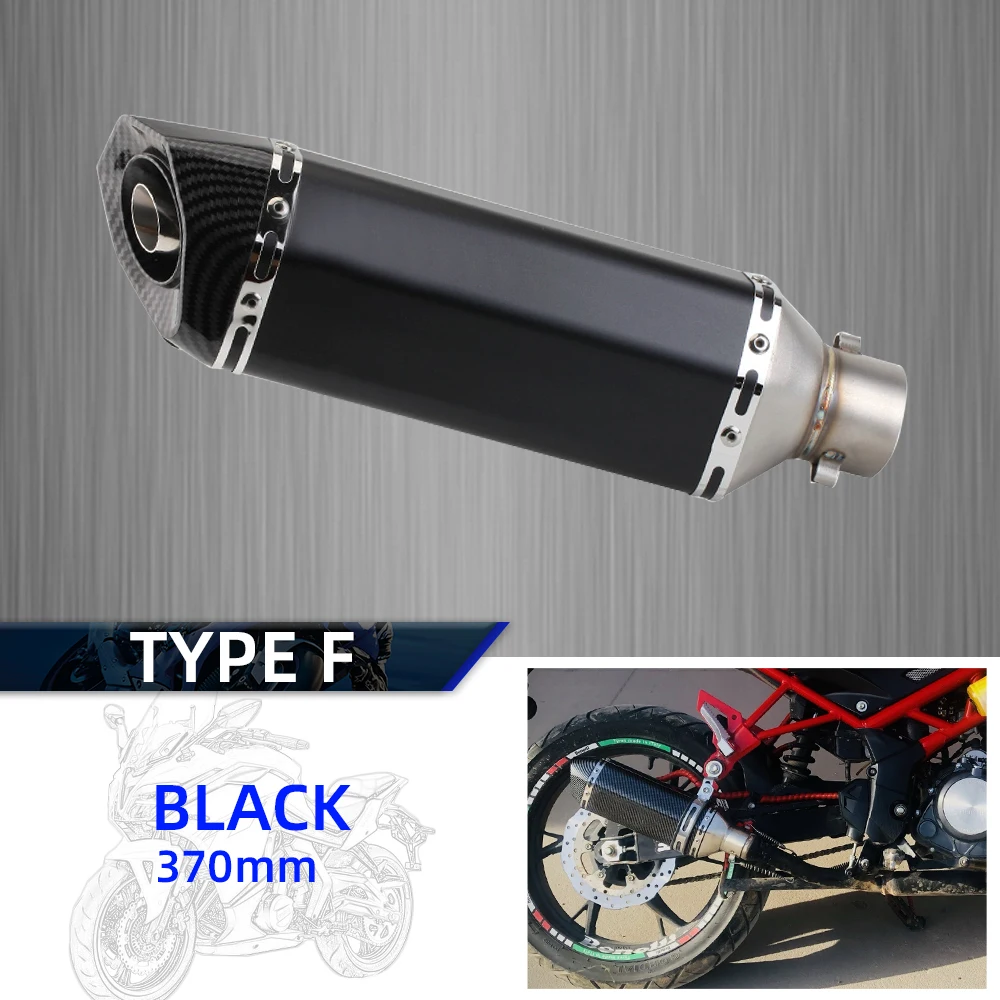 

38-51MM Universal Exhaust motorcycle Escape Moto Muffler pipe DB killer ATV Scooter nmax duke 125 R3 pcx125 crf 230 gy6 kymco