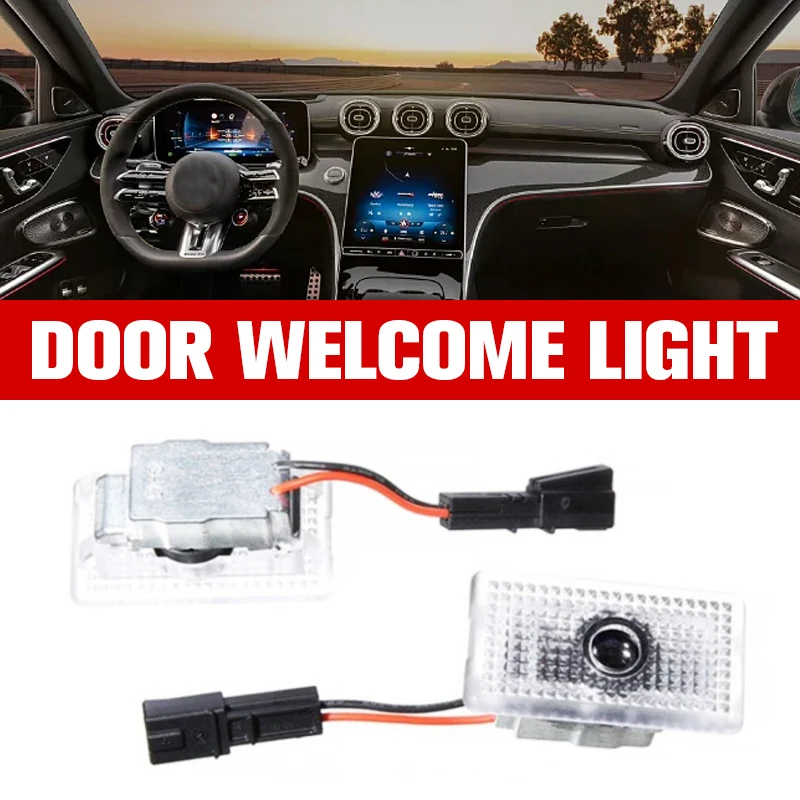 

For Tesla Model 3/Y/S/X Projector Door Step Light Promotion Luxury Feeling New Design Clear Display Accessories Hot Sale