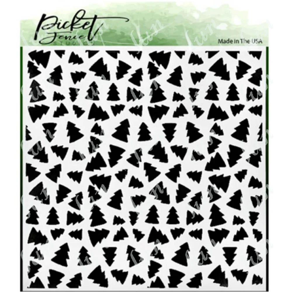 

Layered Production Stencil Handmade Diy Painting Scrapbook Coloring Embossed Photo Album Decoration Christmas Tree Lot Crafts