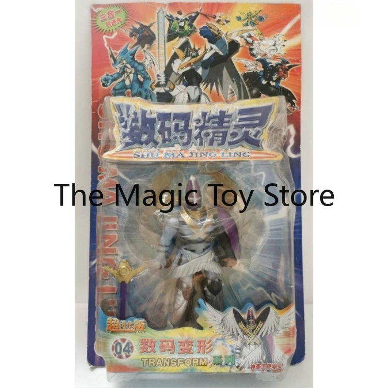 Фото Оригинальные игрушки Digimon, китайская версия, Holy Angelmon, Dark Battlemon, трансформируемые фигурки, модели, коллекционные предметы №2