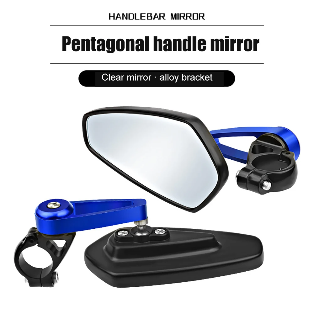 

Universal 7/8" 22mm Bar End Rear Mirrors Motorcycle Motorbike Scooters Rearview Mirror Side View Mirrors Aluminum Alloy