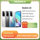 Глобальная версия Xiaomi Redmi 10 64 Гб128 Гб новый смартфон MediaTek Helio G88 Octa Core90Hz FHD дисплей 50MP AI quad camera