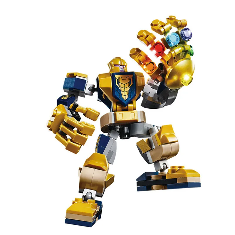 Новинка 2022 DIY Мстители фильм боевой механический робот модель титана