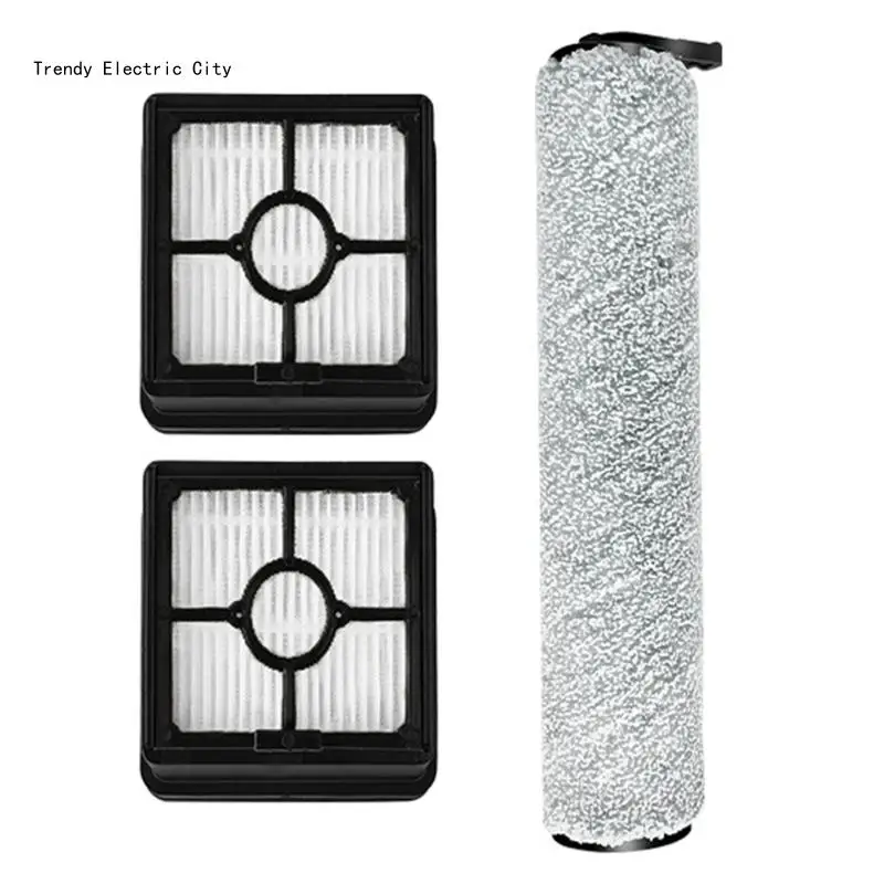 

R9CD Vacuum Cleaner Replacement Rollers Brush HEPA Filter For FLASH/FC9