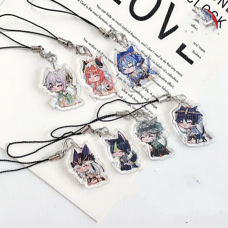 

Al Haitham Nahida Layla for Mobile Phone Strap Anime Genshin Impact Lanyard for IPhone Mobile Phone Straps Hang Rope Charm Decor