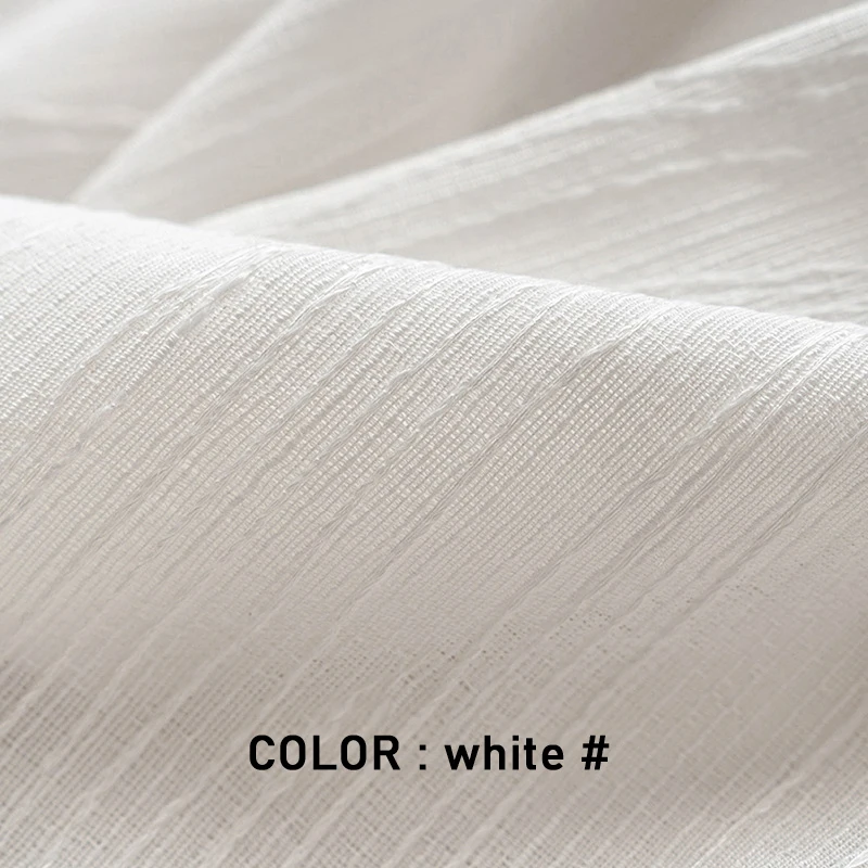 

Полупрозрачные льняные шторы MAKEHOME