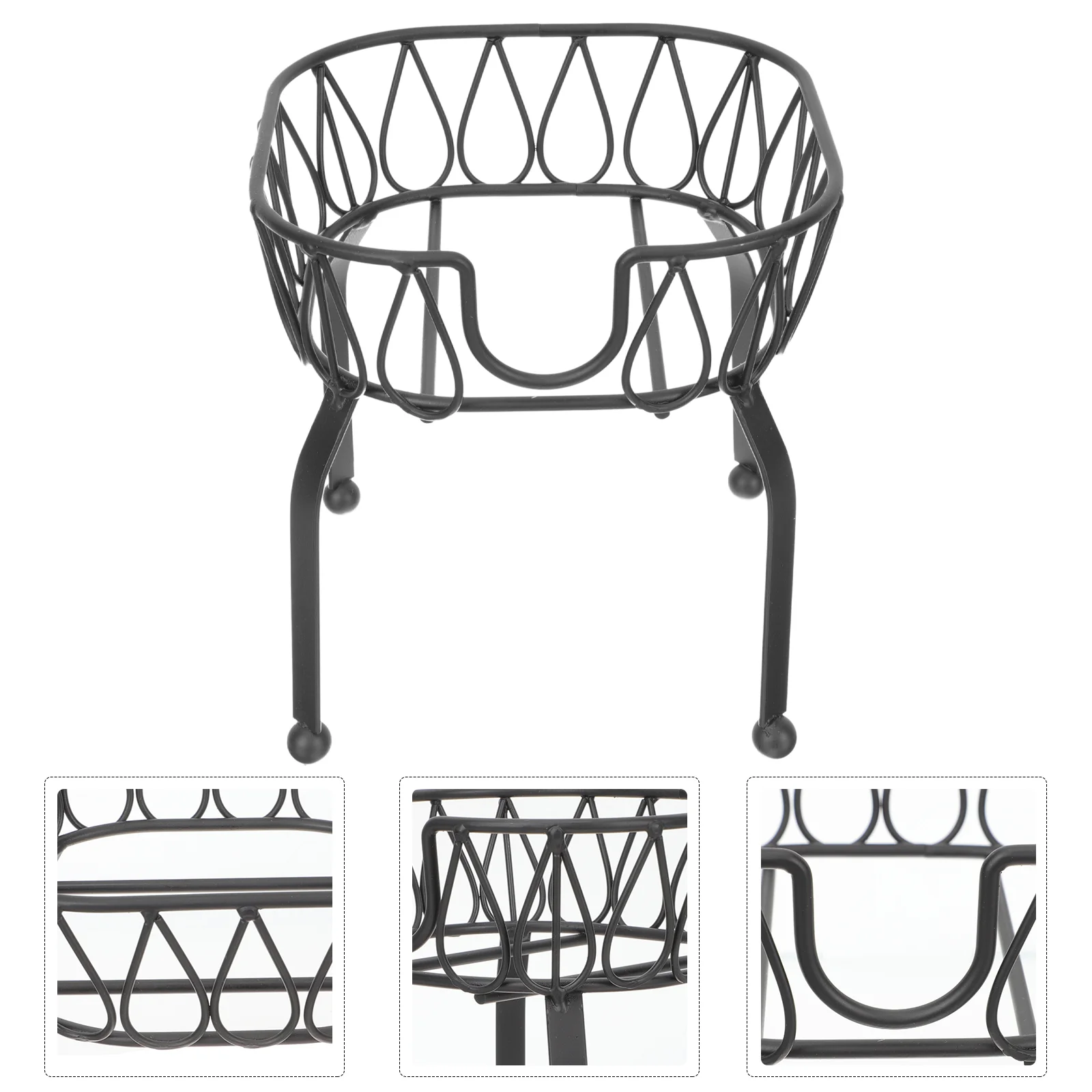 

Stable Decorative Reusable Bucket Holder Metal Stand For Bucket Dispenser Holder for Support Friends