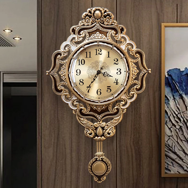 

Aesthetic Wall Clock Original Art Pendulum Living Room Quartz Wall Clocks Hands Modern Elegant Silent Luxury Horloge Home Design