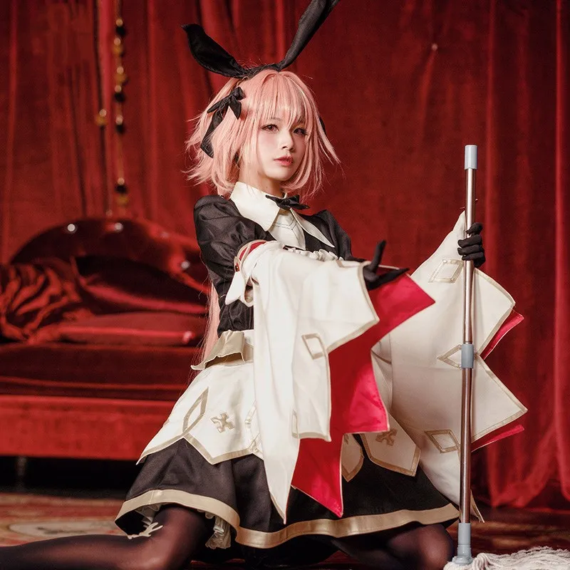 

Аниме FGO Fate Grand Order Astolfo Saber Cosplay меч для костюма версия Боевая Экипировка платье служанки для Хэллоуин униформа