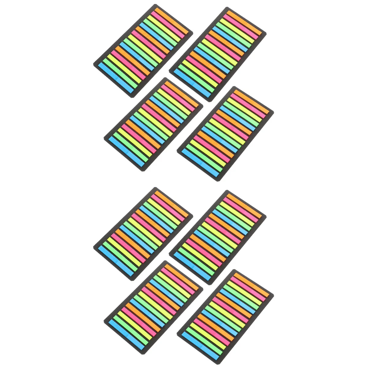 

8 книг ультратонкие наклейки на индекс эстетические вкладки красочные хайлайтеры Длинные Полоски липкие блокноты Яркая Лента