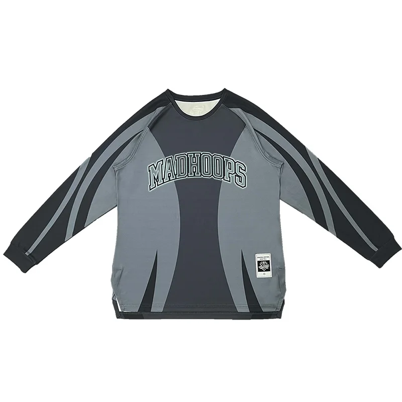 

Fashion Madhoops T-Shirts Men Sport Tee Tops Long Sleeve Tshirts Mens Fangs Series Tees Quick Dry Running Shirt Fitness Top