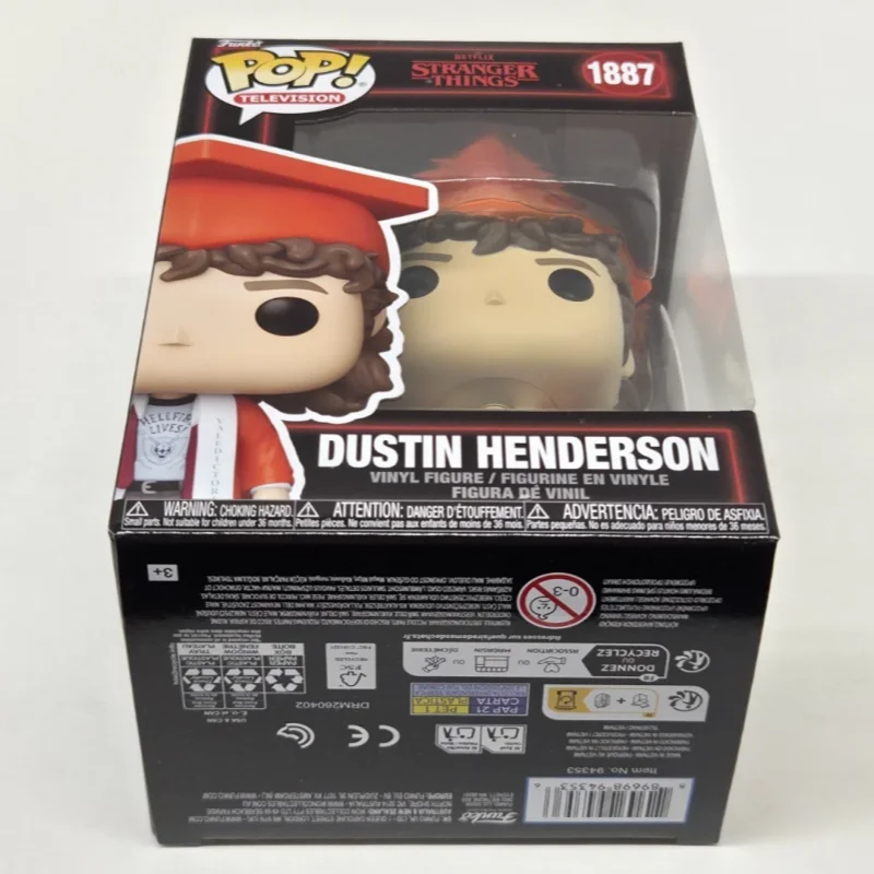 Фото Оригинальная фигурка Funko Pop Stranger Things Стив Харрингтон # 1888 Дастин Хендерсон # Виниловая фигурка 1887, лимитированная серия, коллекционные игрушки, подарок №1