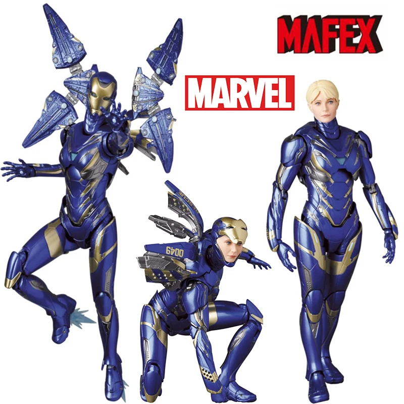 

Medicom Toy Mafex Marvel Avengers Endgame Pepper Potts Mk49 Rescue Armor 16Cm Original Action Figure Set Kid Toy Gift Collect