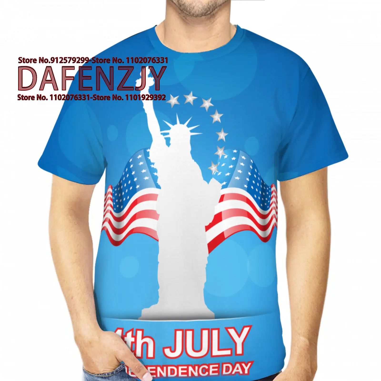 

Vintage T Shirts for Men 3D Print American Tee Shirt Short Sleeve America Independence Day Hip Hop O-Neck T Shirts