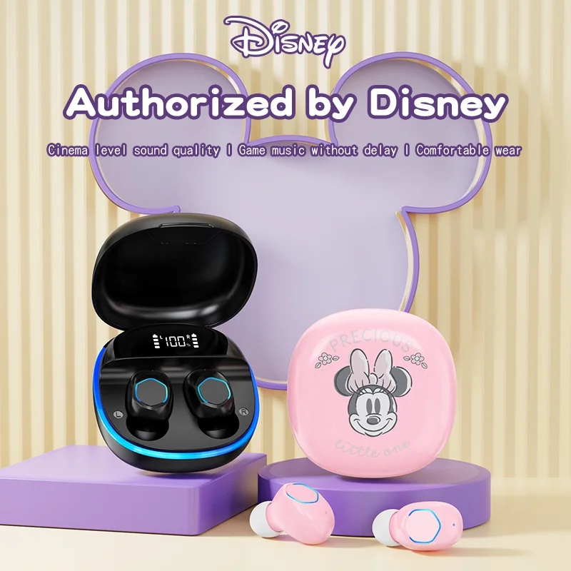 

Оригинальные наушники Disney TWS Bluetooth LF215 с шумоподавлением Беспроводные наушники 5,3 HiFi стерео звук наушники с длительным временем работы 2023